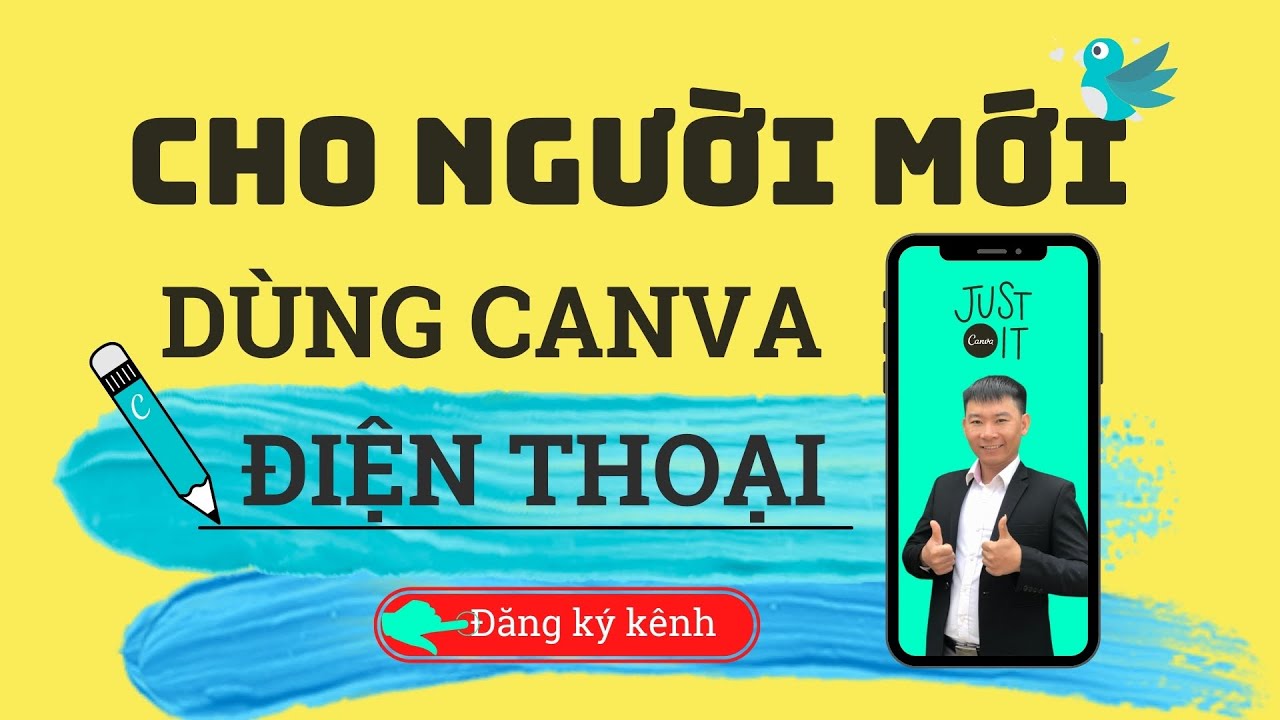Cách sử dụng CANVA trên ĐIỆN THOẠI/ cho NGƯỜI MỚI