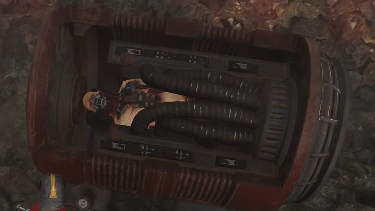 The Cyborg Ejects From The Vox Engine In Helldivers 2