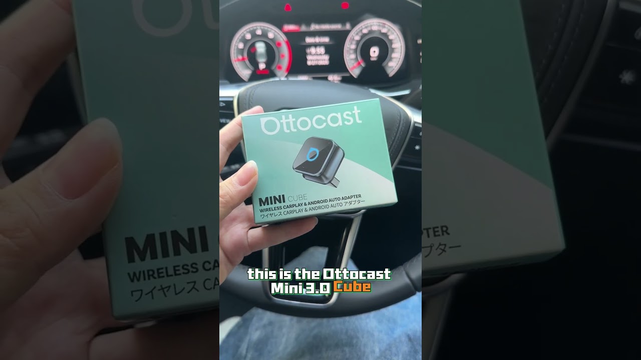 Ditch the cables! Ottocast delivers seamless, automatic wireless CarPlay every drive. #audi