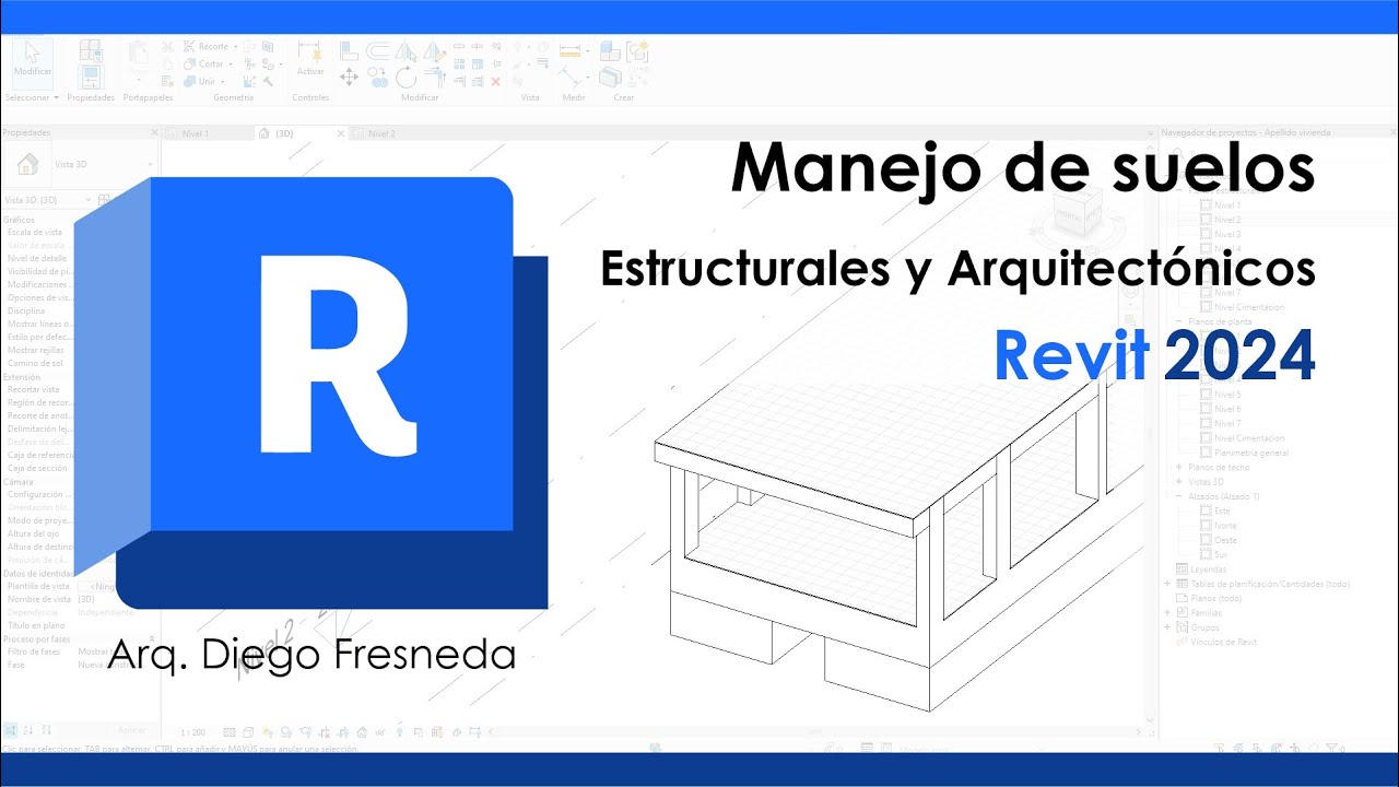 Manejo de suelos estructurales y suelos arquitectónicos en Revit 2024