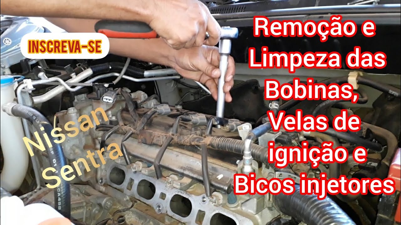 Como retirar e Limpar as Bobinas, as Velas e os Bicos injetores do Nissan Sentra 2012 👍