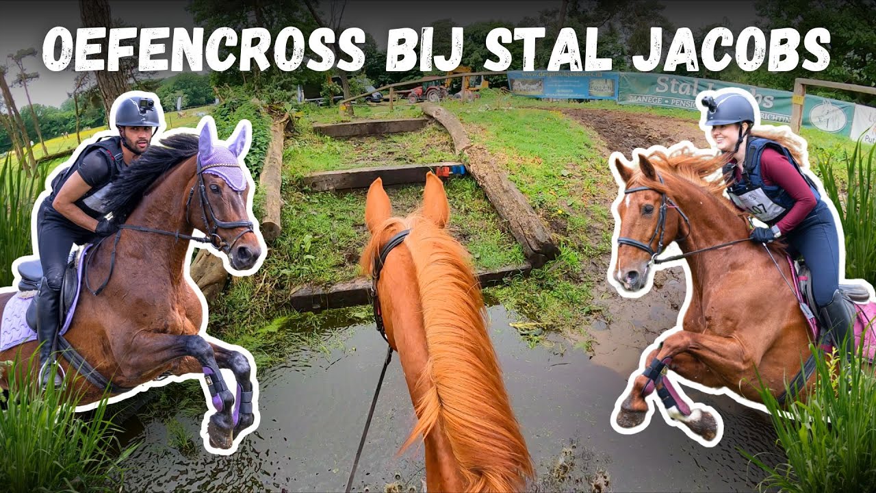 ONZE ALLER EERSTE OEFENCROSS bij STAL JACOBS! | OEFENCROSS DEEL 2