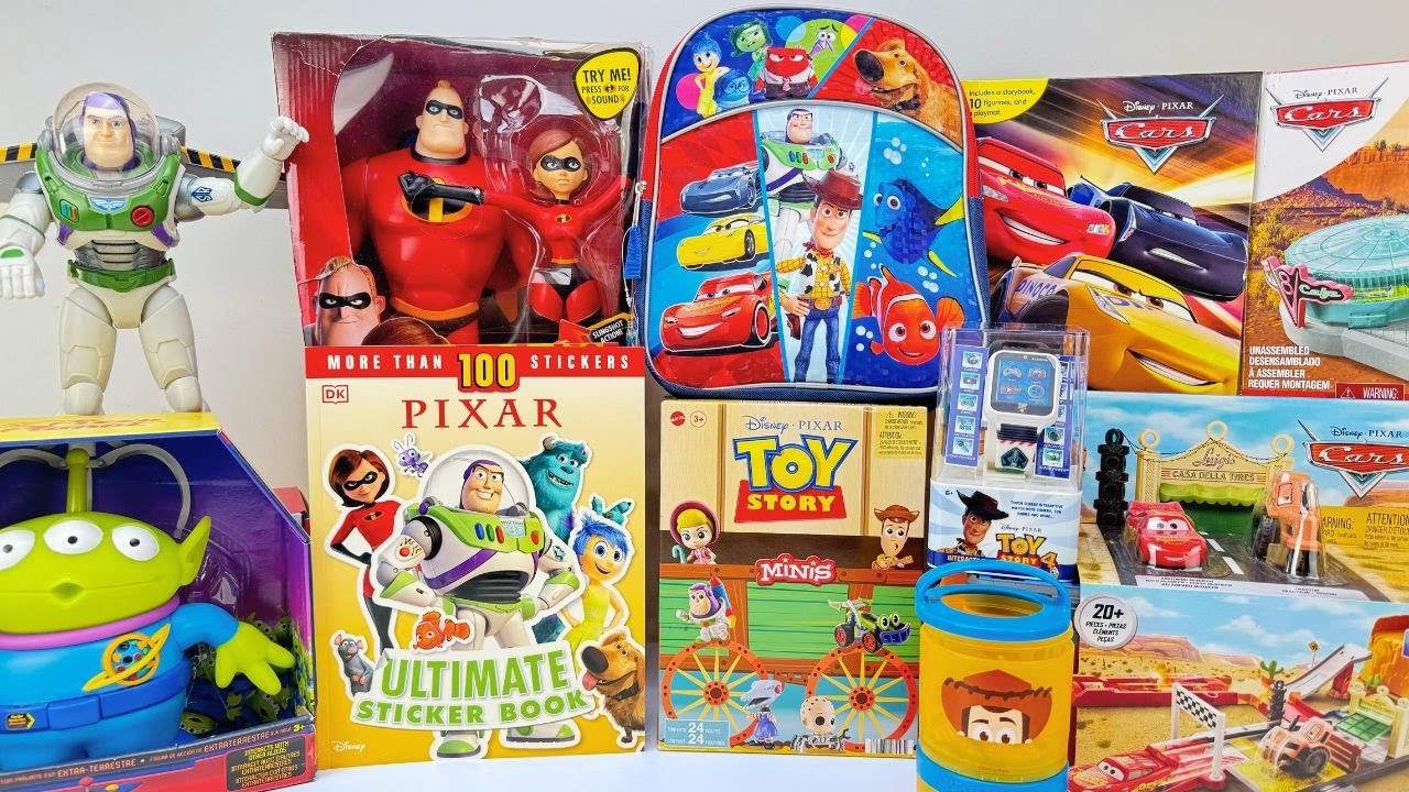 Disney Pixar Characters Toys Collection Unboxing Review
