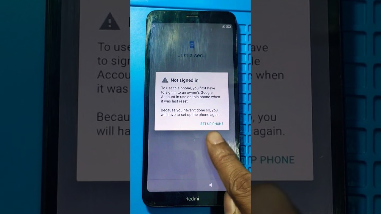 Fix Not Signed in Mi MIUI 12 / Redmi 7A frp👇Bypass  #short #mobiletricks