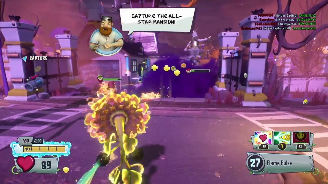 Fire Flower In Zomburbia #plantsvszombiesgardenwarfare2gameplay #pvzgw2