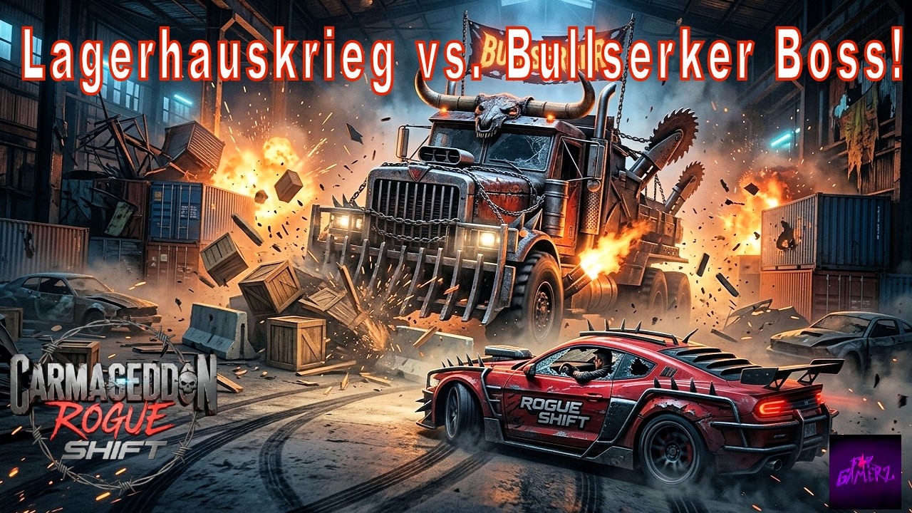 Carmageddon Rogue Shift: Lagerhauskrieg vs. Bullserker Boss! 🏎️💥 Let´s Crash!