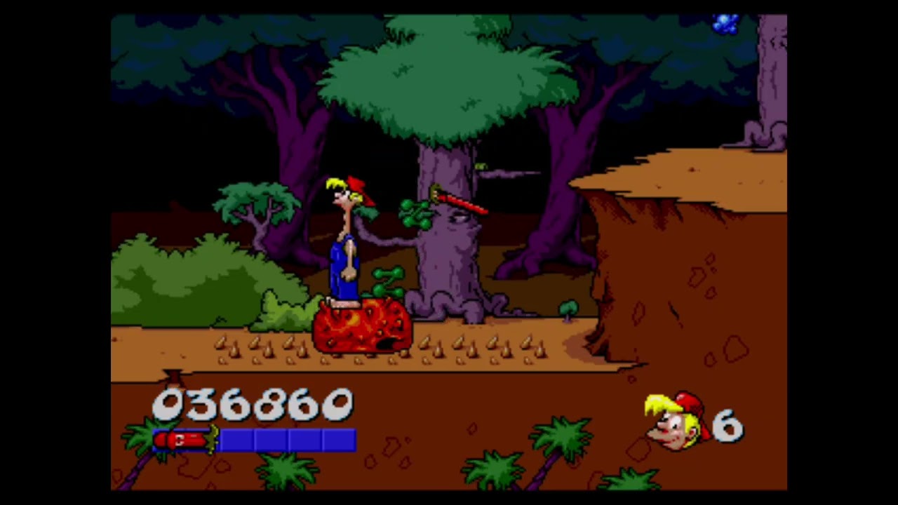 Bubba 'N' Stix - Sega Genesis / Sega Mega Drive (Gameplay)