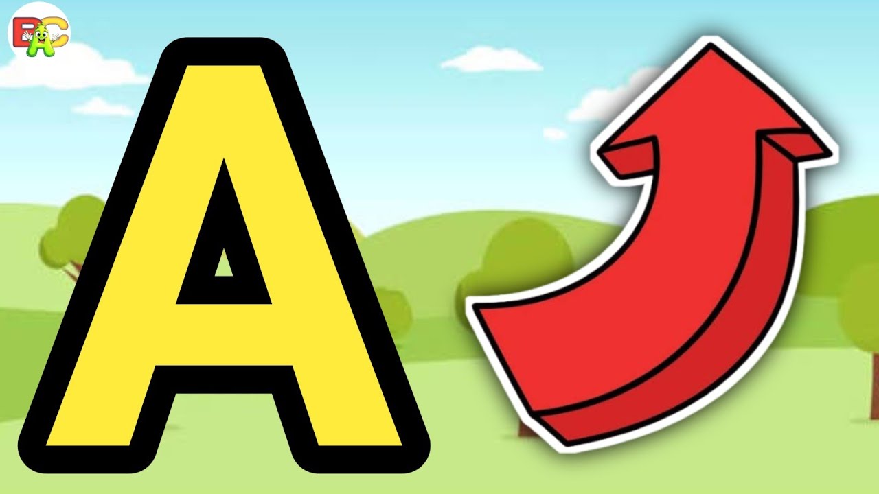 ABCD Video | A For Apple 🍎 | Nursery Rhymes Phonic Video | New Alphabet | ABC Channel 