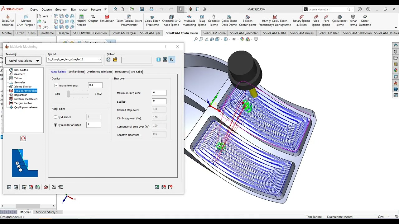 SolidCAM Multiaxis Machining