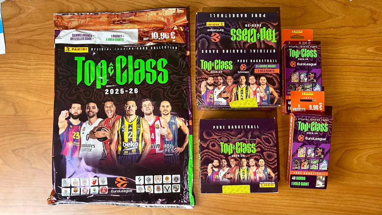 *NEW* 2025/2026 Panini TOP CLASS Euro League 🏀