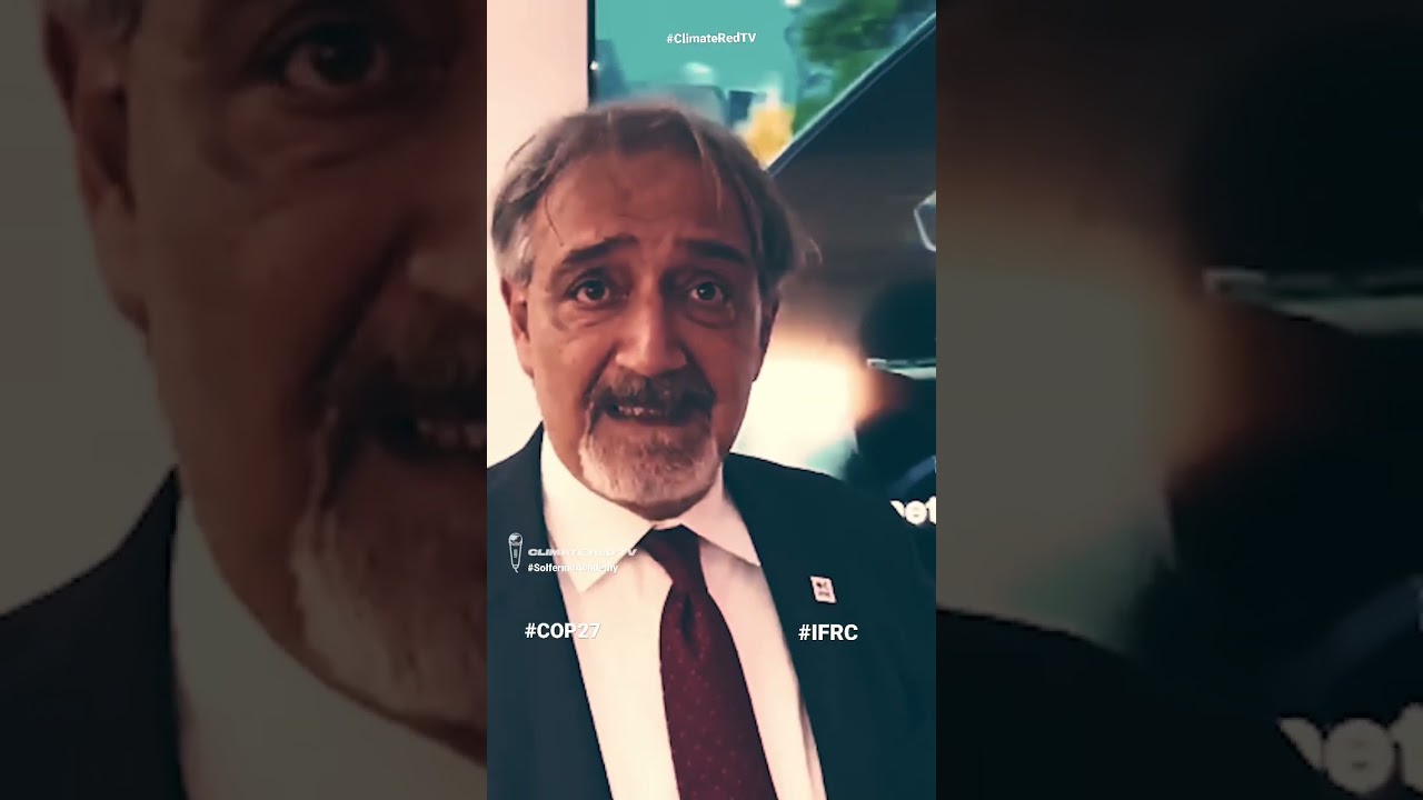 President Francesco Rocca at COP 27 #ClimateRedTV &mdash; Exclusive