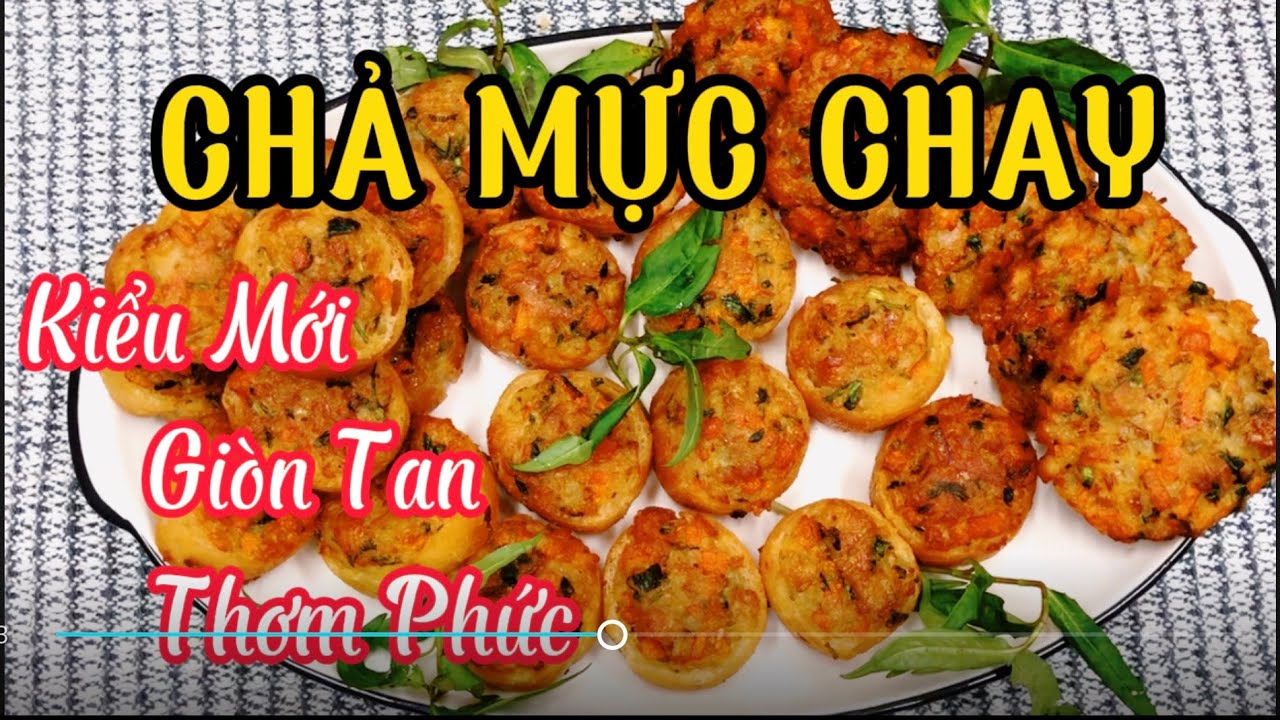 Cách làm CHẢ MỰC CHAY giòn tan thơm phức ăn hoài không ngán rất dễ làm | ATHG