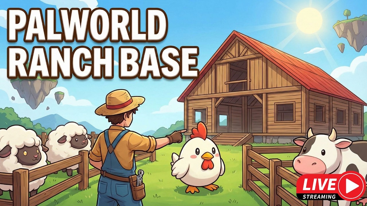 Palworld – Making a New Ranch Base! 🏡🔥