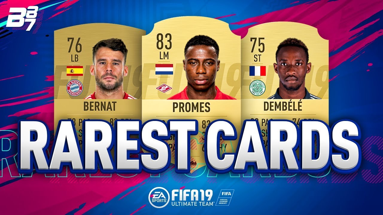 RAREST CARDS ON FIFA 19! | FIFA 19 ULTIMATE TEAM