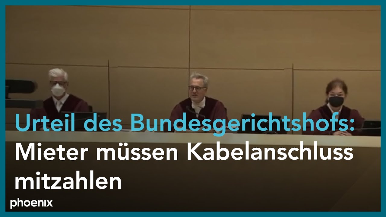 BGH Urteil: Mieter müssen Kabelanschluss mitzahlen