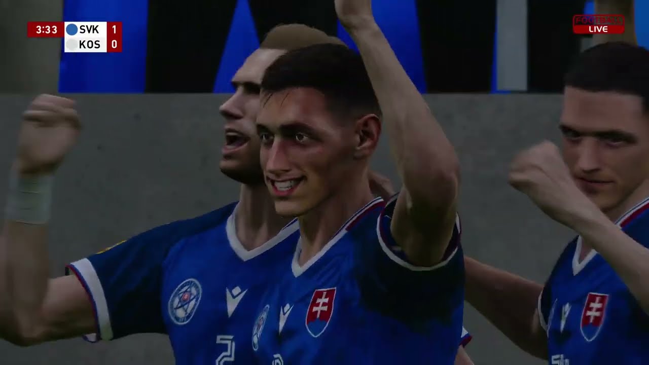 UEFA Path C   Match 1   SVK v KOS