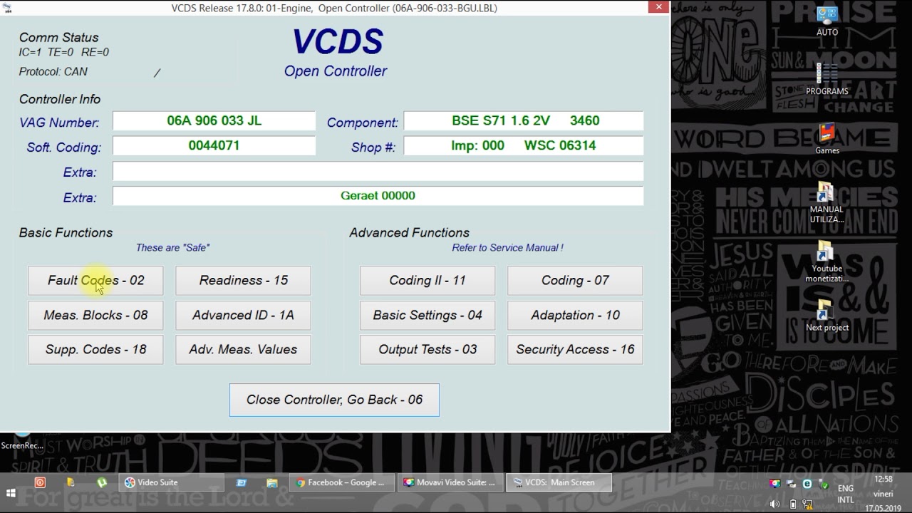 How to adjust IDLE SPEED on PETROL car engine with VCDS (VW Audi Seat Skoda)