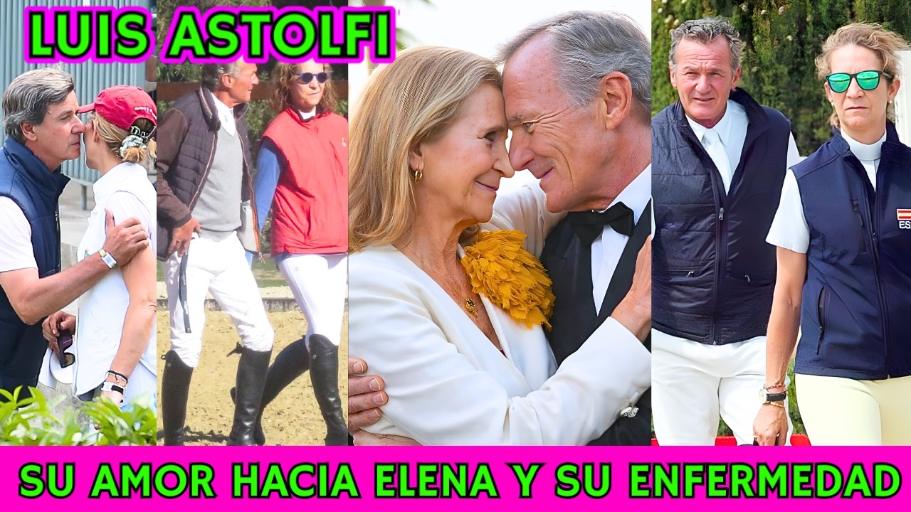 💔 LUIS ASTOLFI y la INFANTA ELENA: 40 AÑOS de AMOR OCULTO y la ENFERMEDAD del ELA