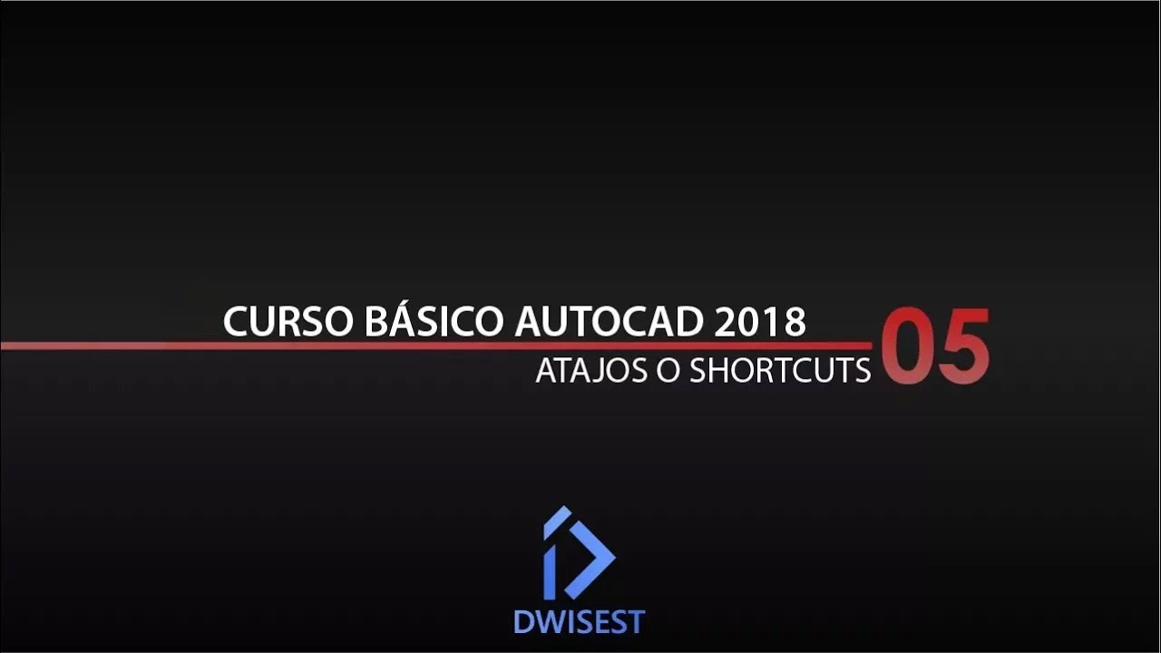 Autocad 2018 - Atajos o shortcuts - Tutorial básico 05