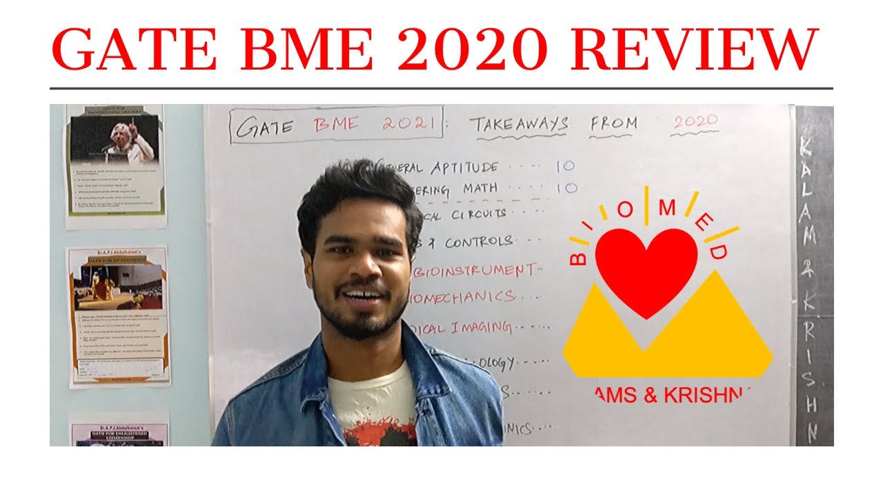 GATE Biomedical 2020 Paper Analysis | GATE BME 2021 Paper Takeaways Syllabus Important Topics