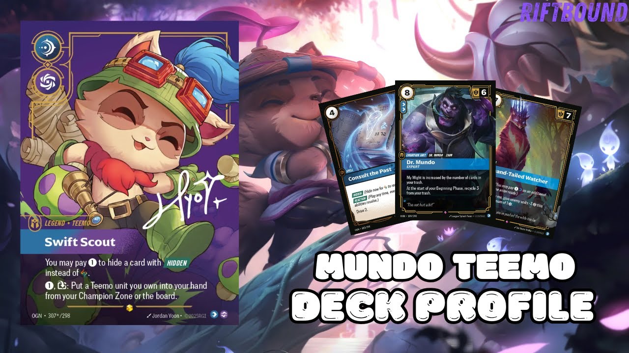 Профиль и руководство по колоде Mundo Teemo | Riftbound TCG