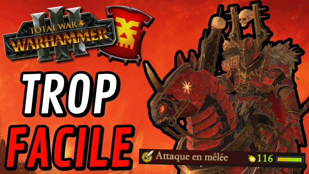 KHORNE ÉCRASE TOUT SUR SON PASSAGE EN ATTENDANT LE DLC ! (C'est rigolo)