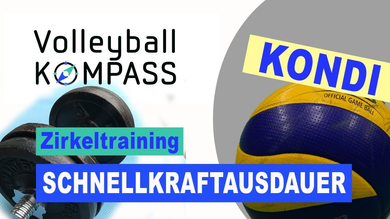 Zirkeltraining für Schnellkraft- und Schnelligkeitsausdauer - perfekt für Volleyballer!