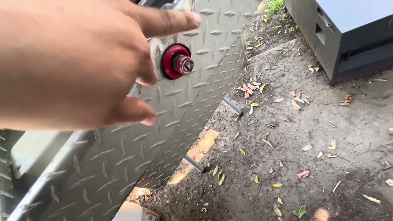Opening a Locked Weather Guard Truck Toolbox