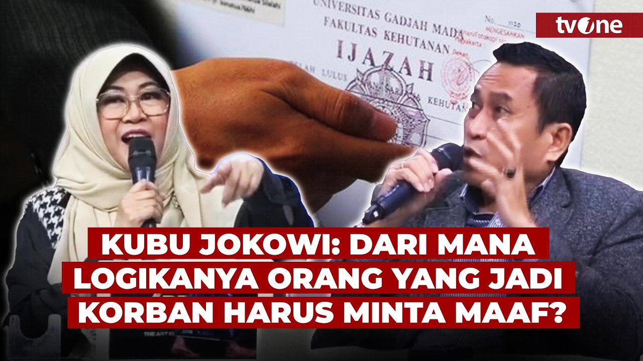 dr. Tifa Kesal Sampai Tunjuk Relawan Jokowi saat Bahas Restorative Justice di Kasus Ijazah | tvOne