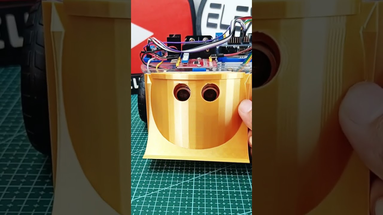 ELEXHUB SUMOBOT with new Glossy Gold and Silver Color :)  #arduino #STEM #electronics #letsgoelexhub