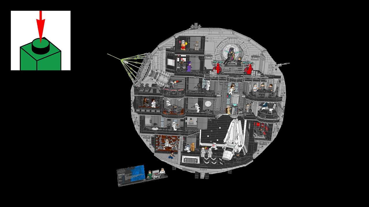 LEGO Star Wars 75419, Death Star - инструкции по сборке