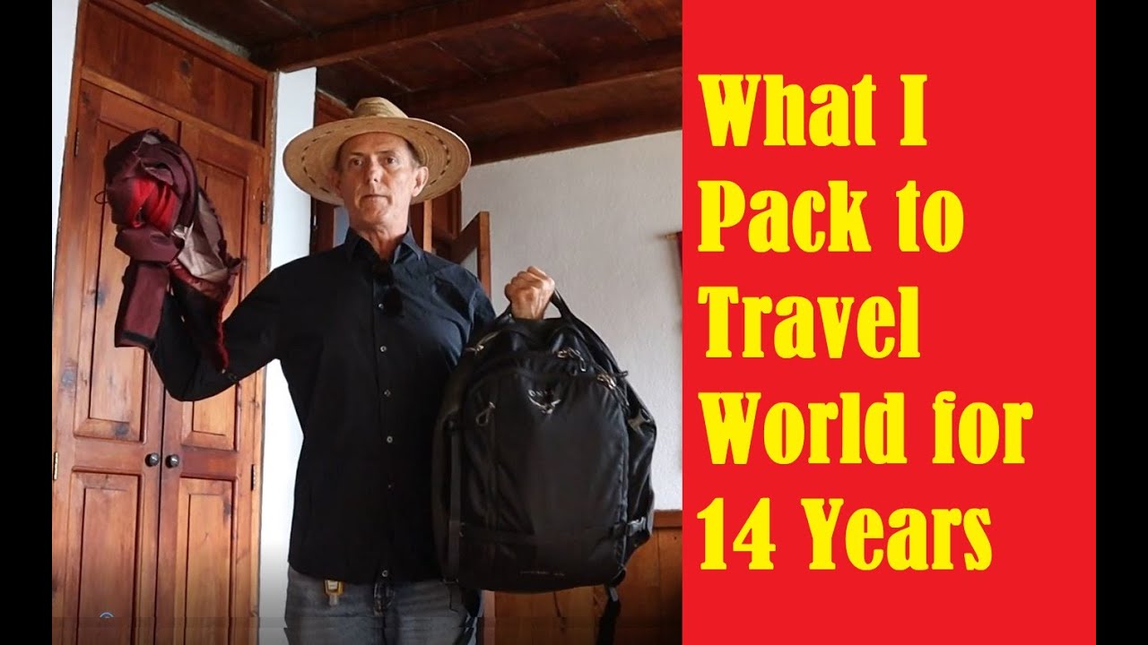 What I pack to travel the world