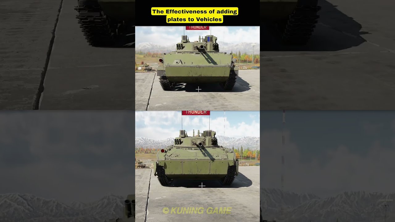 The Effectiveness of adding plates to Vehicles BMD 4 VS BMD 4M 