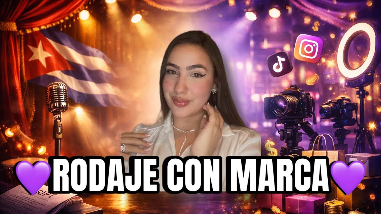 Cómo es trabajar con una marca siendo ACTRIZ CUBANA | Backstage real | RODAJE _  @YanaraOliva