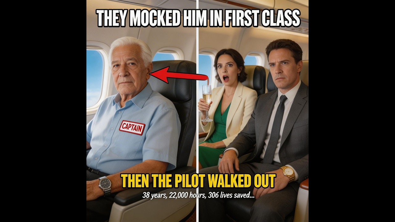 They Mocked Him in First Class — Then the Pilot Walked Out and Said THIS