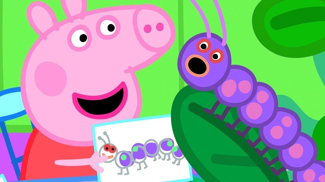 Peppa'a Butterfly Wings Dancing like a Caterpillar | Family Kids Cartoon