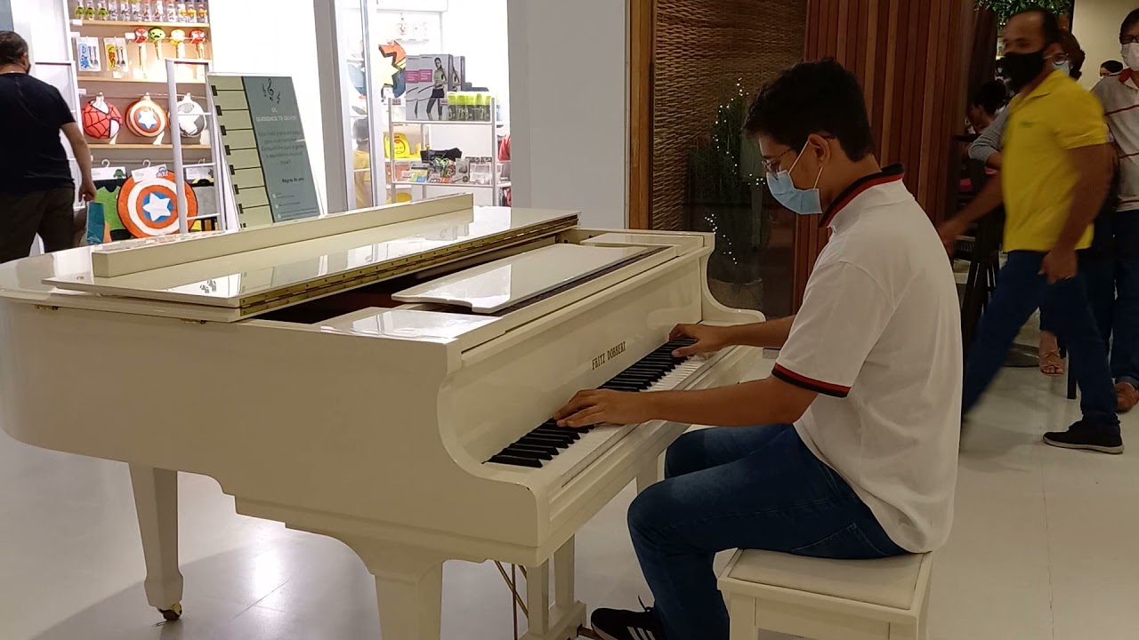 scriabin op8 n12 on a public piano