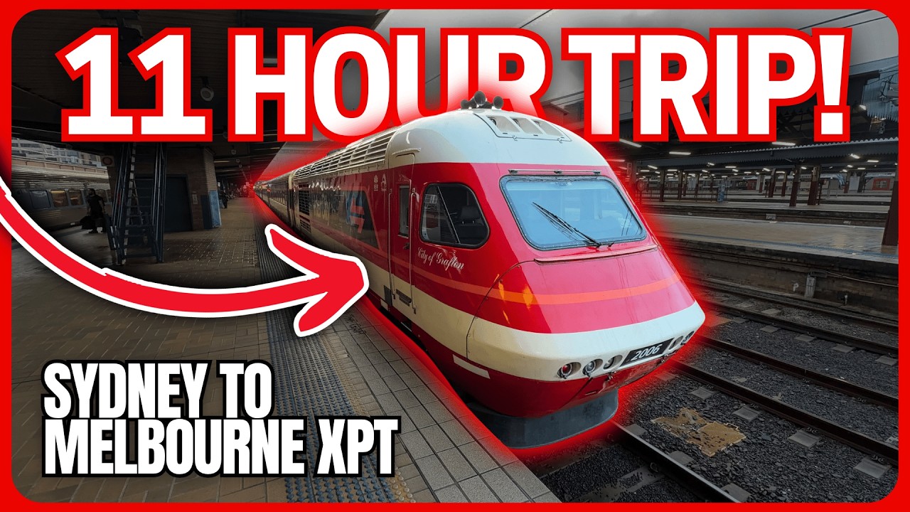 Я проехал на поезде XPT из Сиднея в Мельбурн!