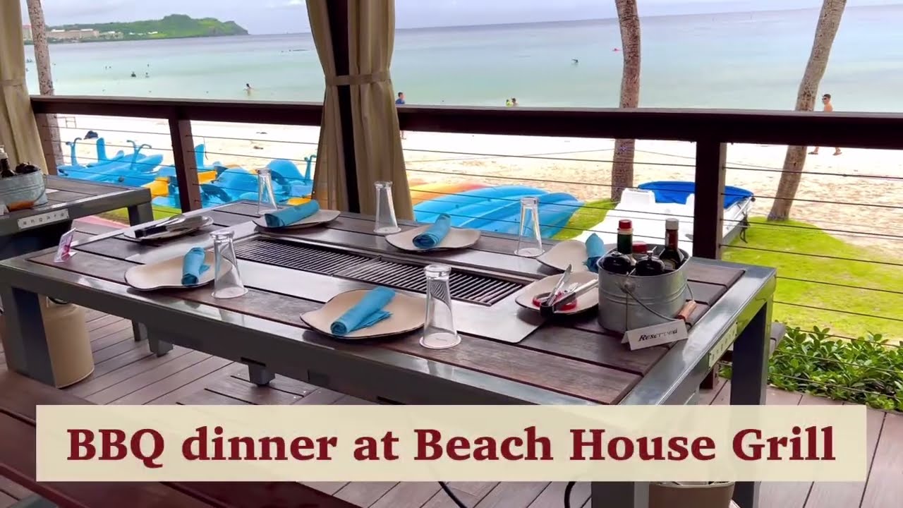 “Grill your own” BBQ dinner at Beach House Grill