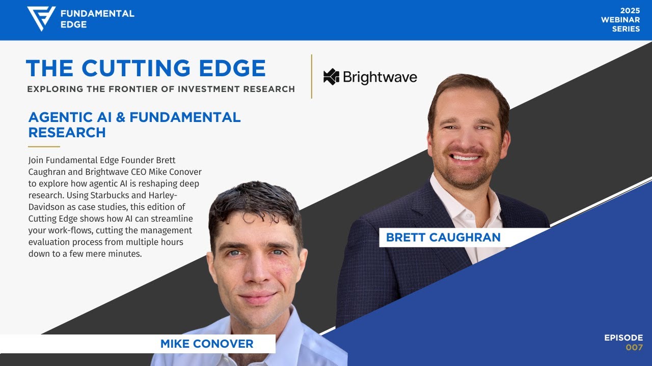 Cutting-Edge: Agentic AI & Fundamental Research
