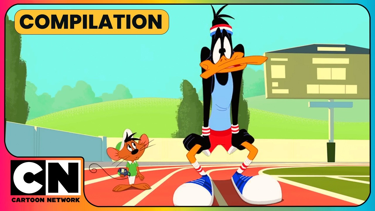 Daffy Runs a Marathon… Almost🏃‍♂️😂| Looney Tunes🐇| Classic Cartoon😍| @cnindia