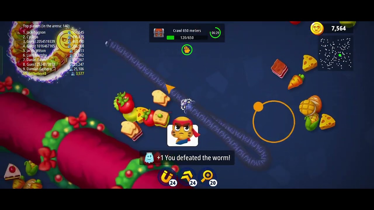 Worms zone #gameplay || Berlin playzzz ||#youtube #games 