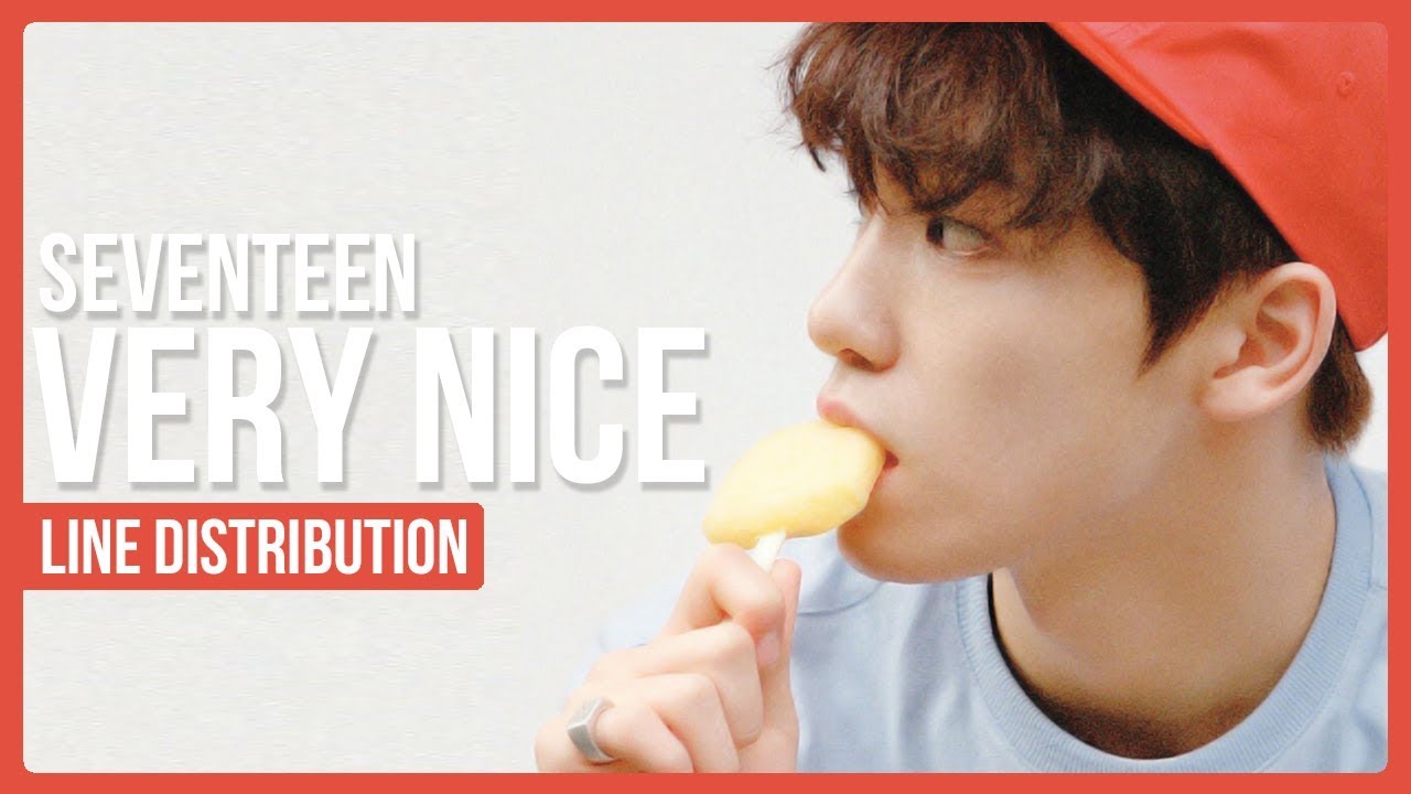 Seventeen -  Very Nice Line Distribution (Color Coded)
