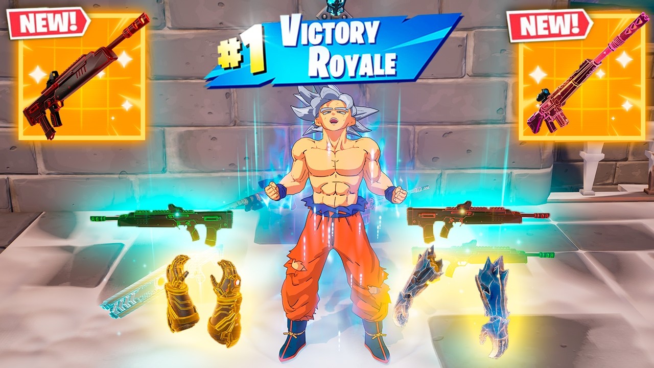 GOKU ULTRA INSTINCT vs NEW MYTHIC'S CHALLENGE (NEW!! Fortnite Chapter 7 Season 2)