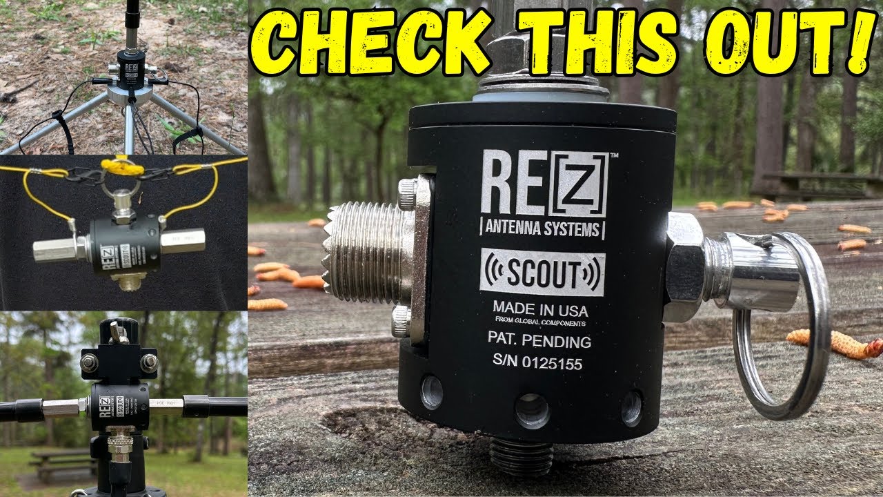 New!  REZ Antenna Systems SCOUT Multi Configuration Antenna System