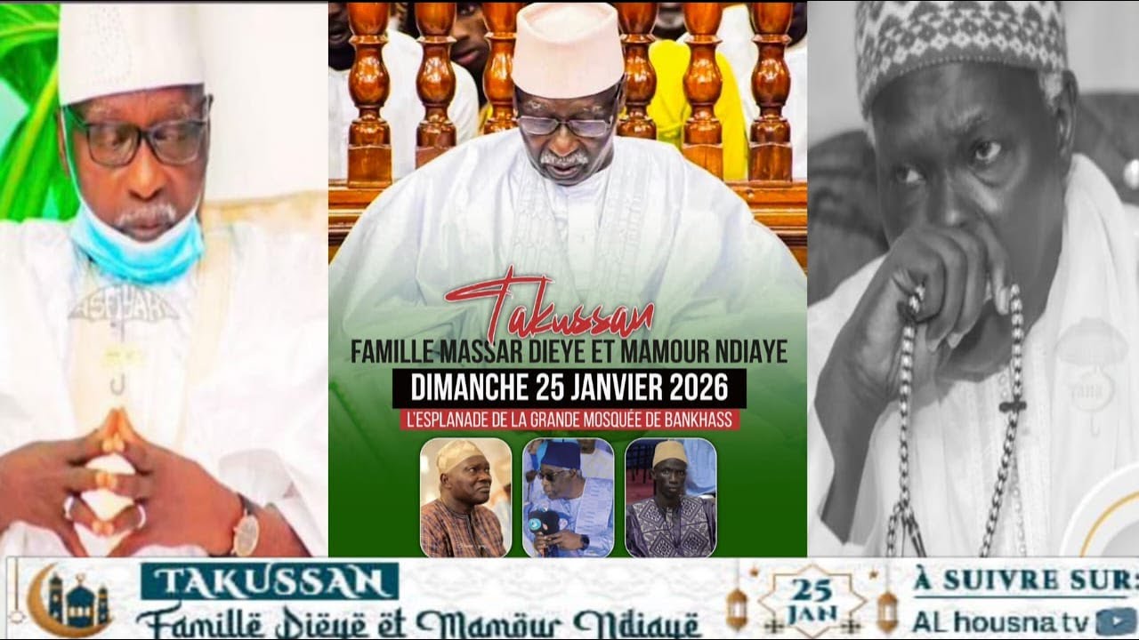 🔴 EN DIRECT | Takussan Famille Massar Dieye & Mamour Ndiaye – Bankhass 2026 | Al Housna TV