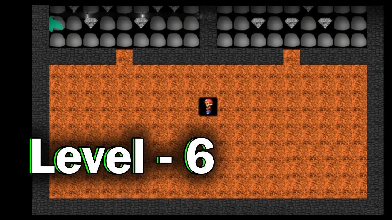 Diamond mine level 6 collected all 30 diamonds