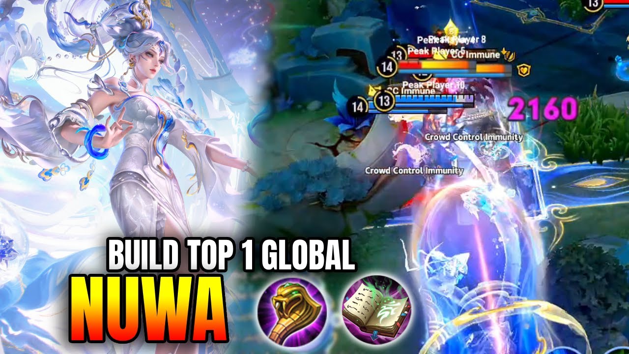 Top 1 Global Nuwa Build! Full Damage Build in High Rank | Honor of Kings