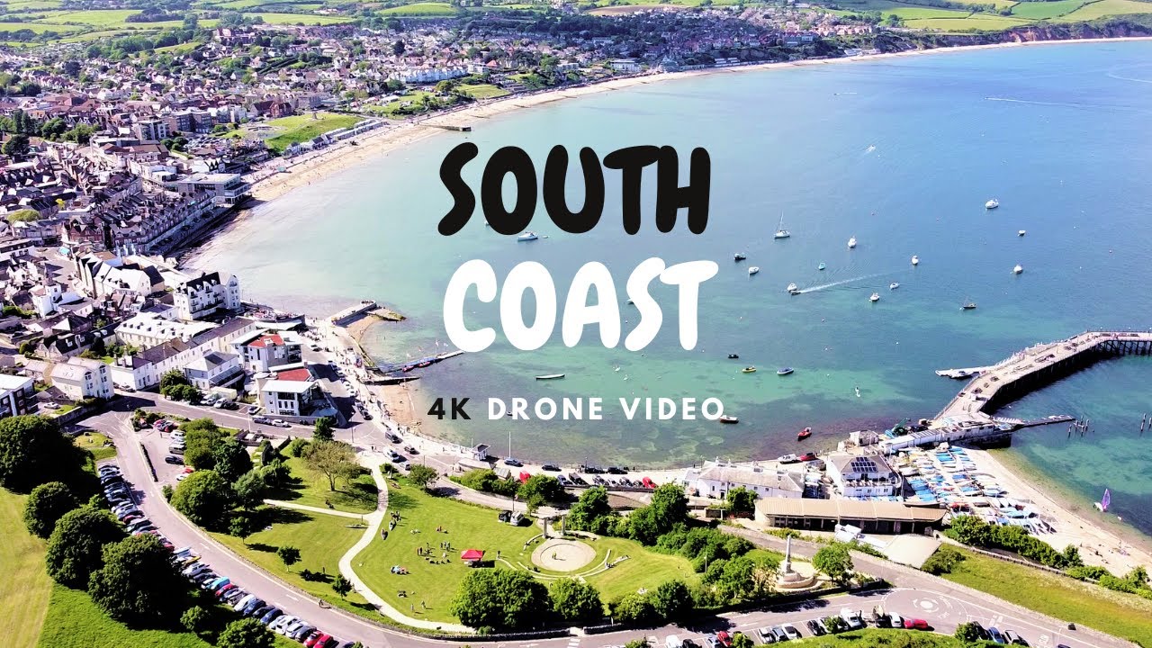 South Coast - Relaxing Scenic Views - AERIAL DRONE 4K VIDEO