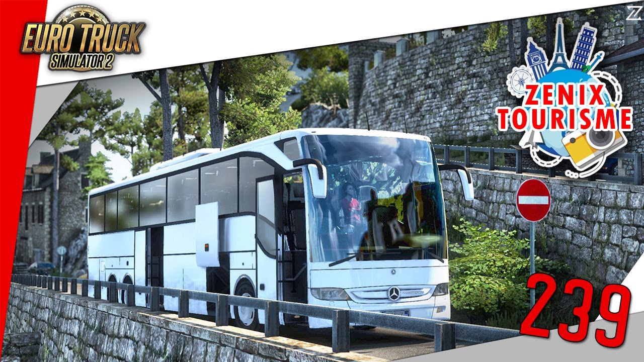 🚚 Euro Truck Simulator 2 | #239 VOYAGE TOURISTIQUE en Mercedes Tourismo !